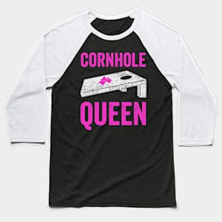 Cornhole Queen Funny Corn Hole For Women Baseball T-Shirt